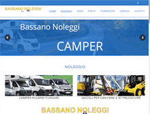 Tablet Screenshot of bassano-noleggi.com